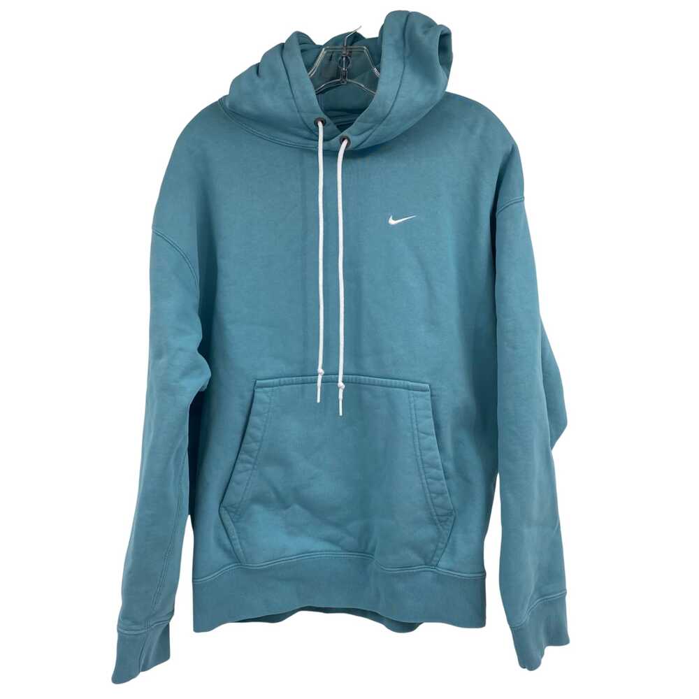 Nike Blue Sweatshirt Hoodie | Mens M